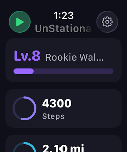 UnStationary Apple Watch